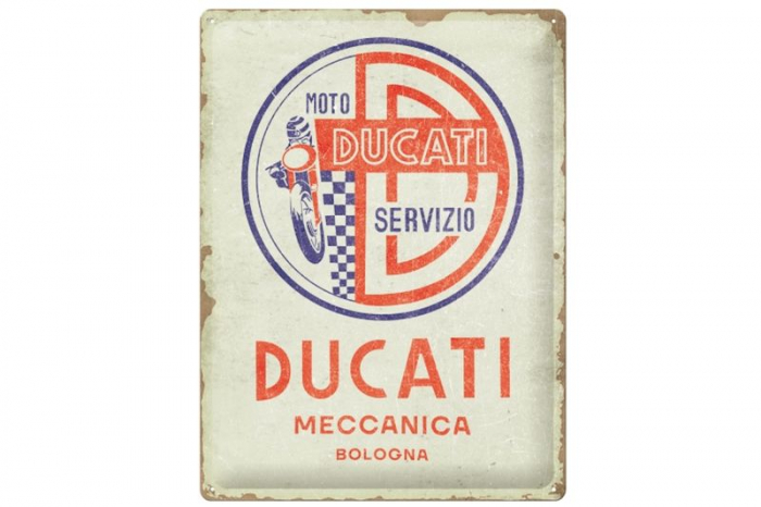 Blechschild Ducati Servizio